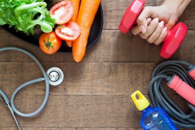 Fitness and weight loss concept