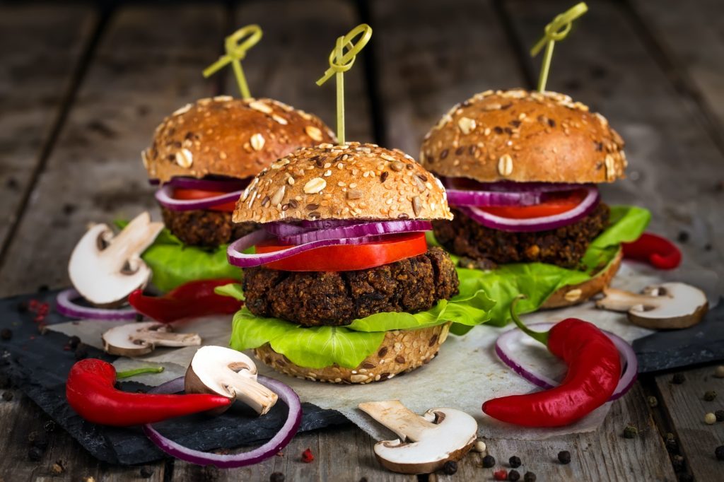 Vegan burgers