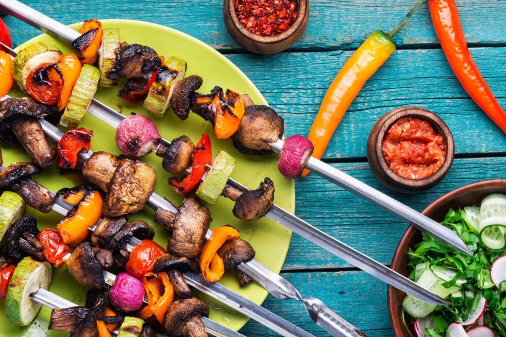 Vegan skewers
